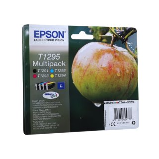 Epson T1295 Multipack Tintenpatrone (T1291,T1292,T1293,T1294) fr Epson Stylus, Stylus Office, WorkForce