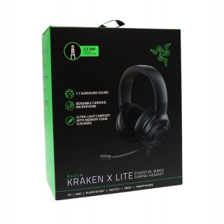 Razer Kraken X Lite Gaming Headset f�r PS5 PS4 Xbox Switch PC Schwarz